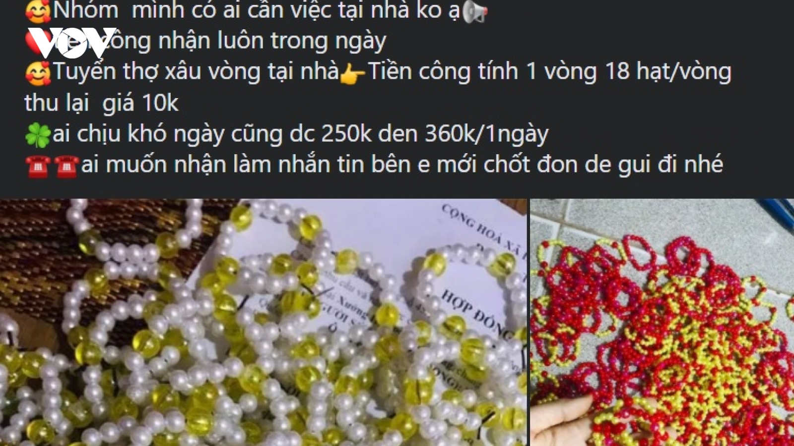 Kiếm việc làm tại nhà trong dịch Covid-19, "dở khóc, dở cười" vì...bị lừa