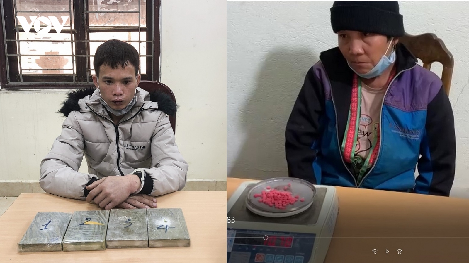 Liên tiếp phá các vụ án ma túy, thu 4 bánh heroin và hơn 100 viên ma túy tổng hợp