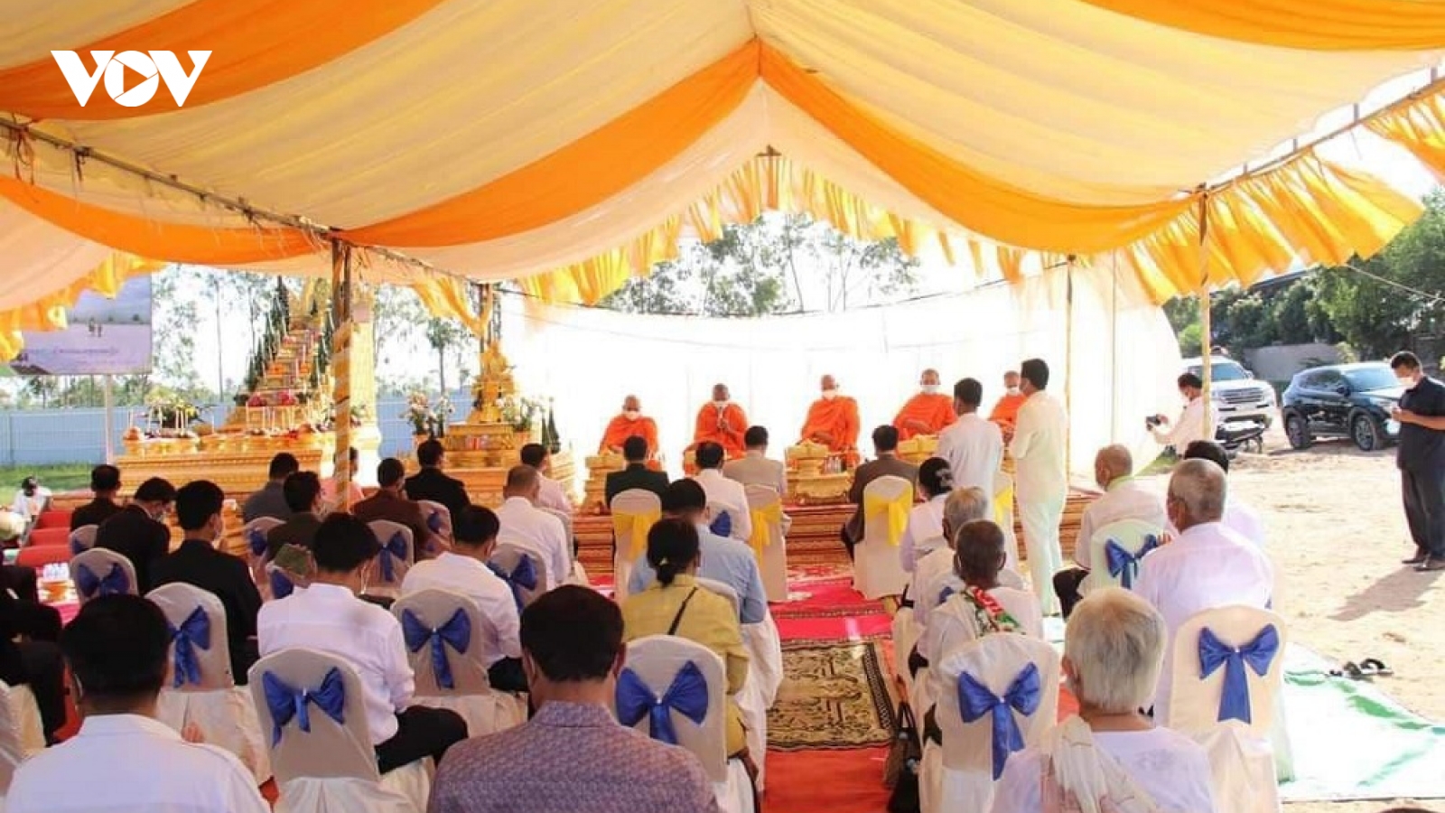Khởi công xây dựng Đài hữu nghị Việt Nam - Campuchia tại tỉnh Svay Rieng