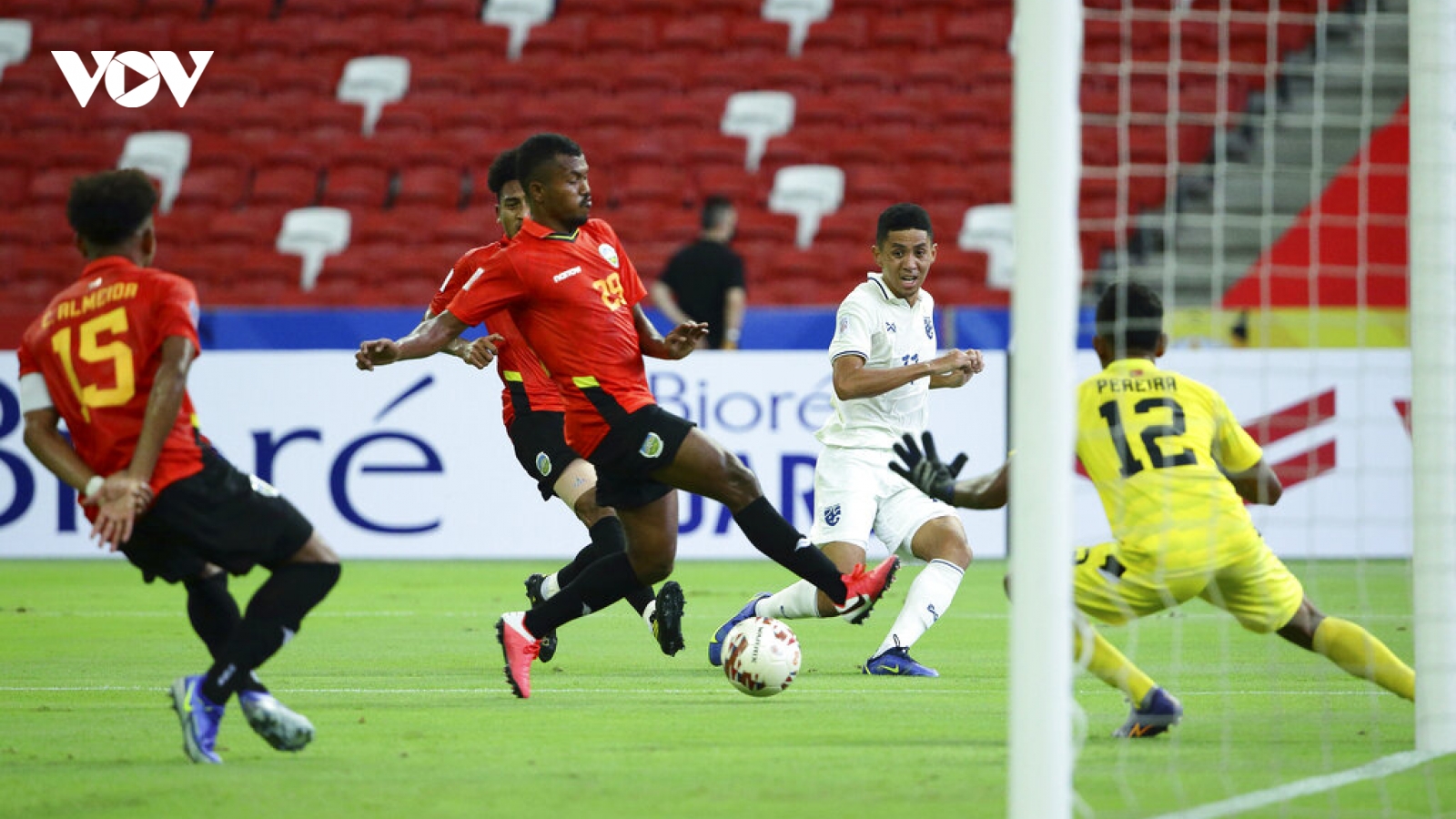 Thái Lan nhọc nhằn đánh bại Timor Leste ở trận ra quân AFF Cup 2020