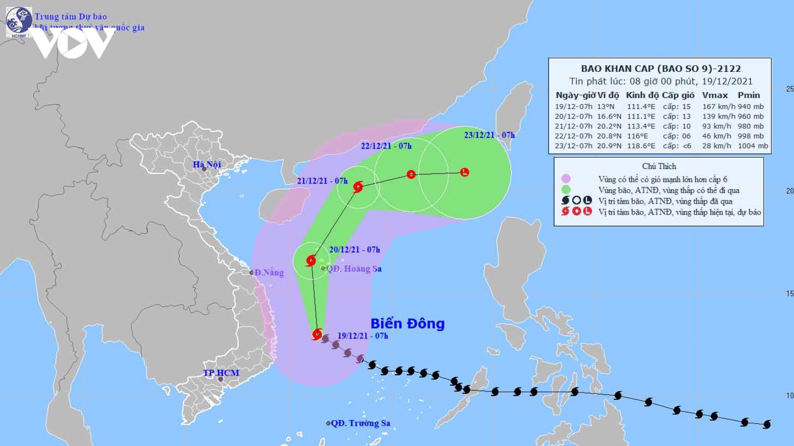 Bão số 9 gây mưa lớn khu vực từ Thừa Thiên Huế đến Phú Yên