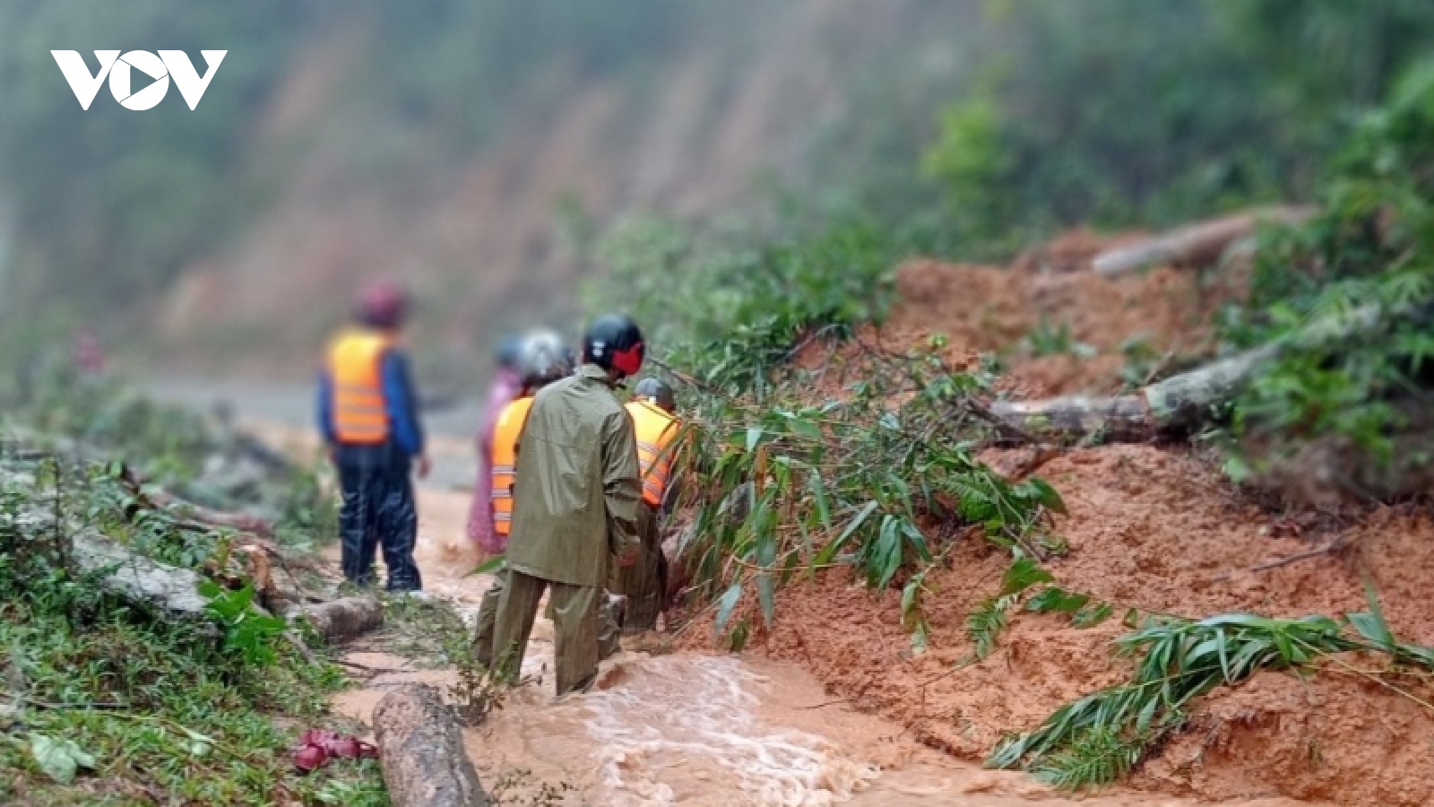 Lực lượng vũ trang Bình Định giúp dân khắc phục hậu quả mưa lũ