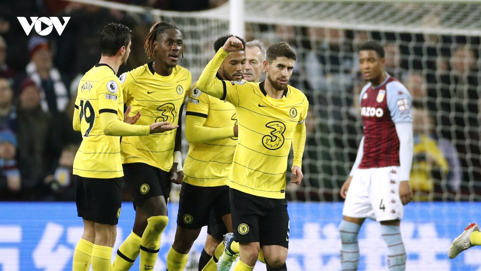 Lukaku và Jorginho toả sáng, Chelsea thắng ngược Aston Villa