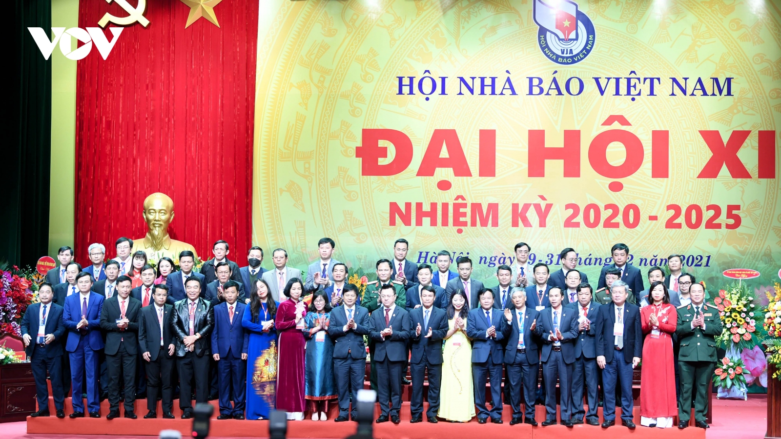 Toàn cảnh Đại hội đại biểu toàn quốc lần thứ XI Hội Nhà báo Việt Nam
