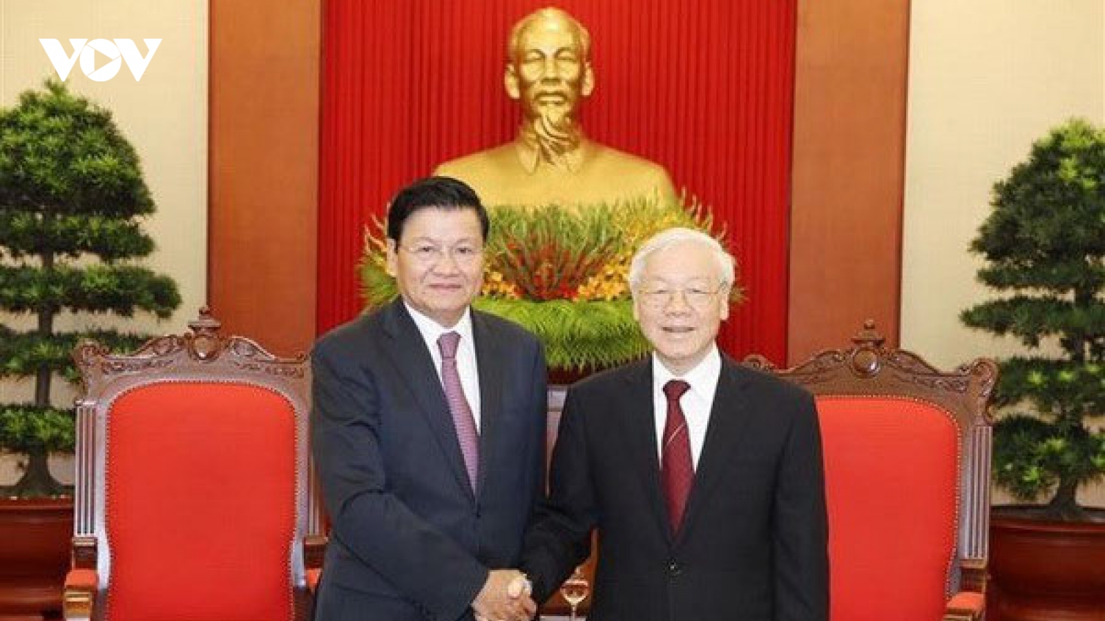Lãnh đạo Đảng, Nhà nước gửi điện mừng Quốc khánh nước CHDCND Lào