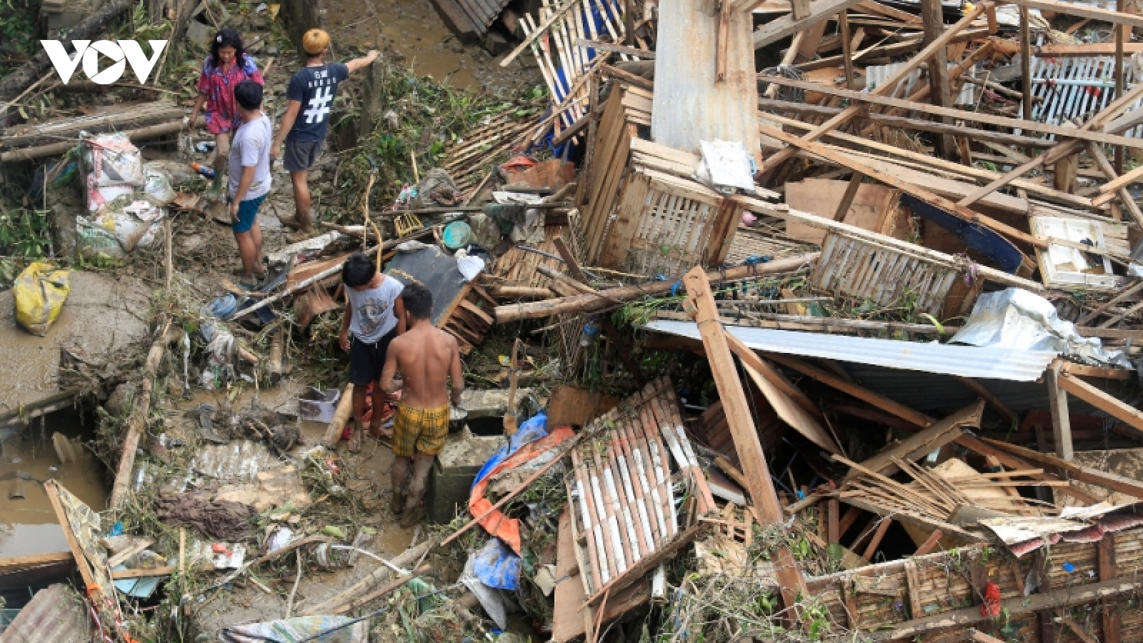 Siêu bão Rai làm 389 người ở Philippines thiệt mạng