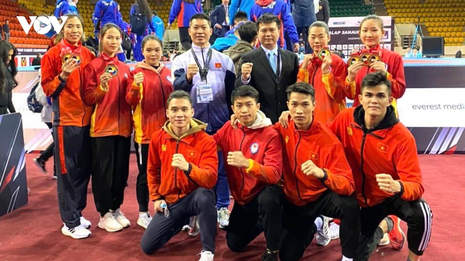 Đội tuyển Karatedo Việt Nam giành 3 HCV tại Giải vô địch Karatedo châu Á 2021