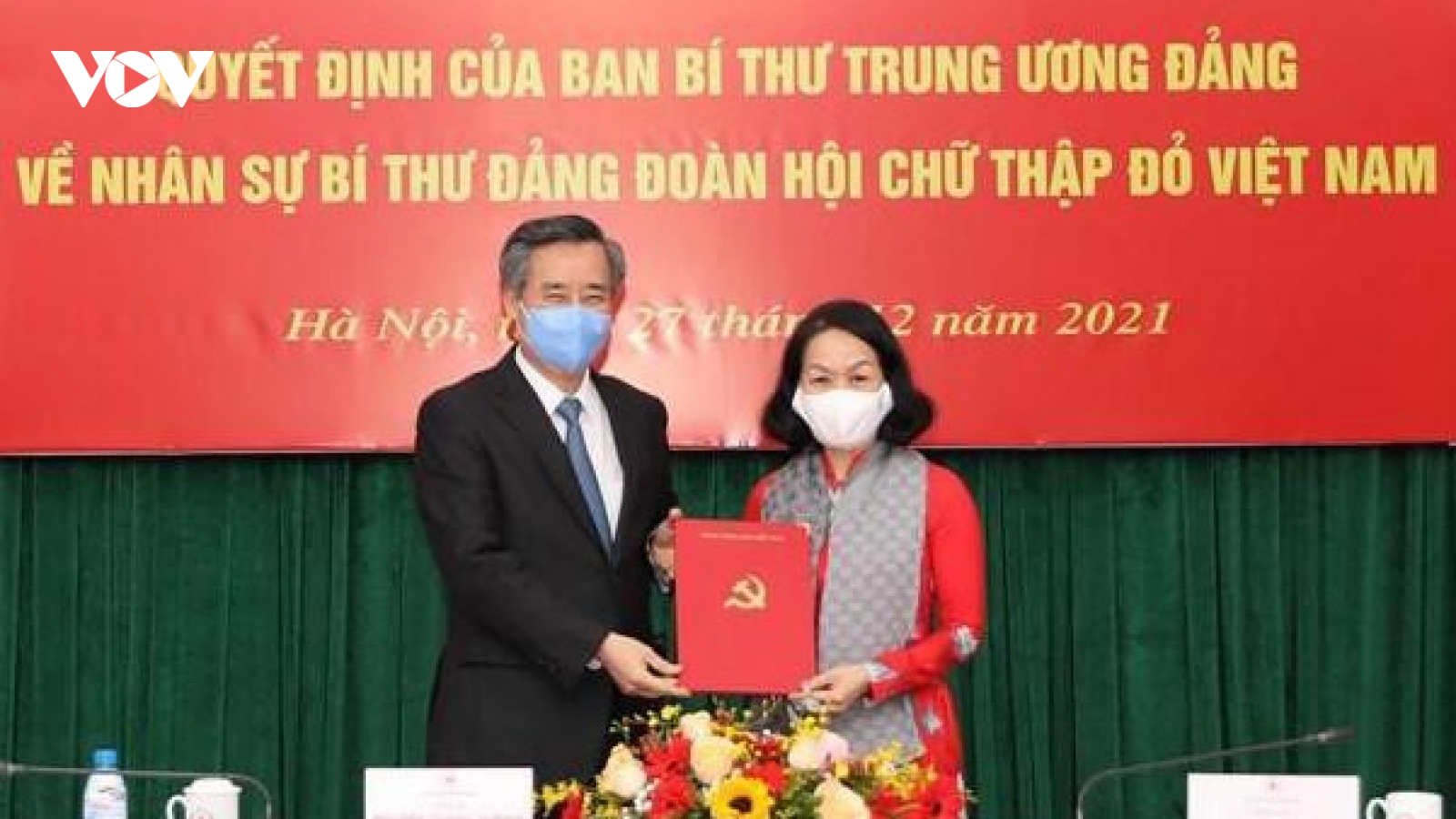 Bà Bùi Thị Hòa giữ chức Bí thư Đảng đoàn Hội Chữ thập đỏ Việt Nam