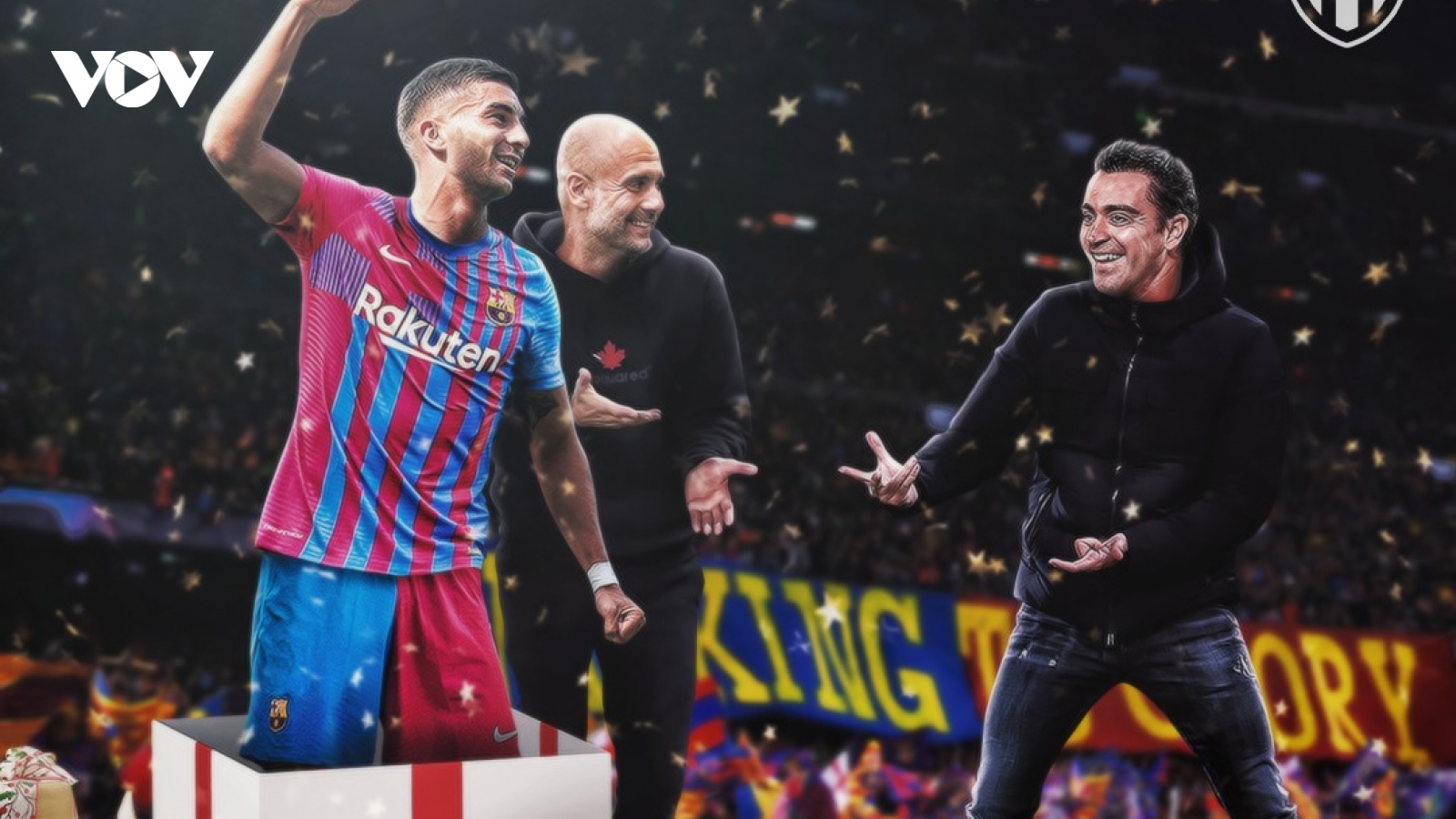 Biếm họa 24h: Pep Guardiola "tặng quà" ý nghĩa cho Barca