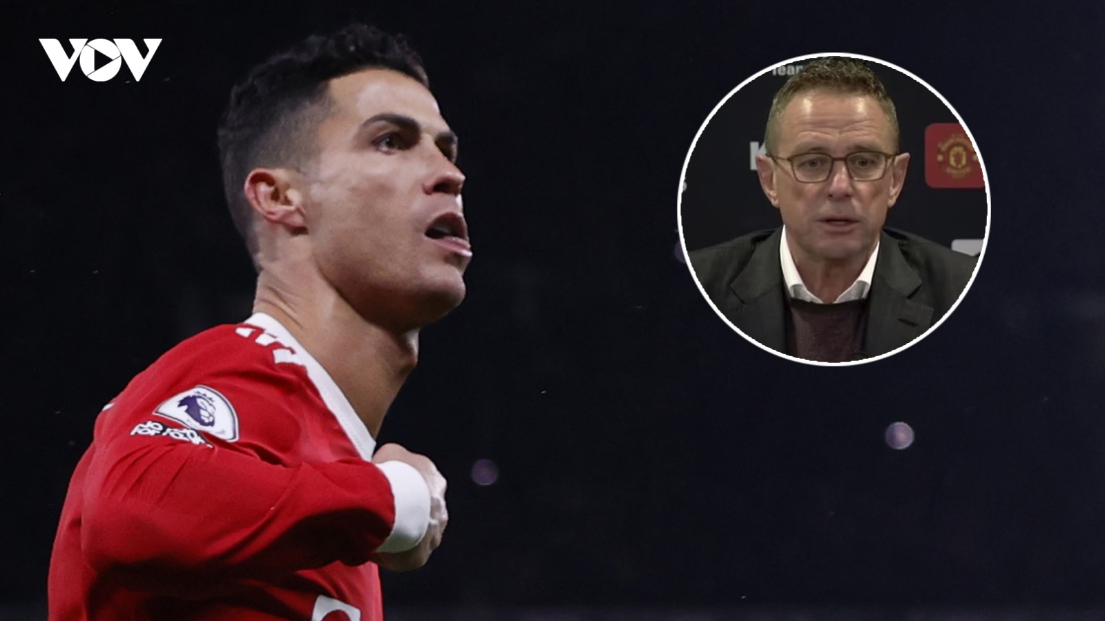 Ronaldo tranh thủ nịnh HLV Ralf Rangnick