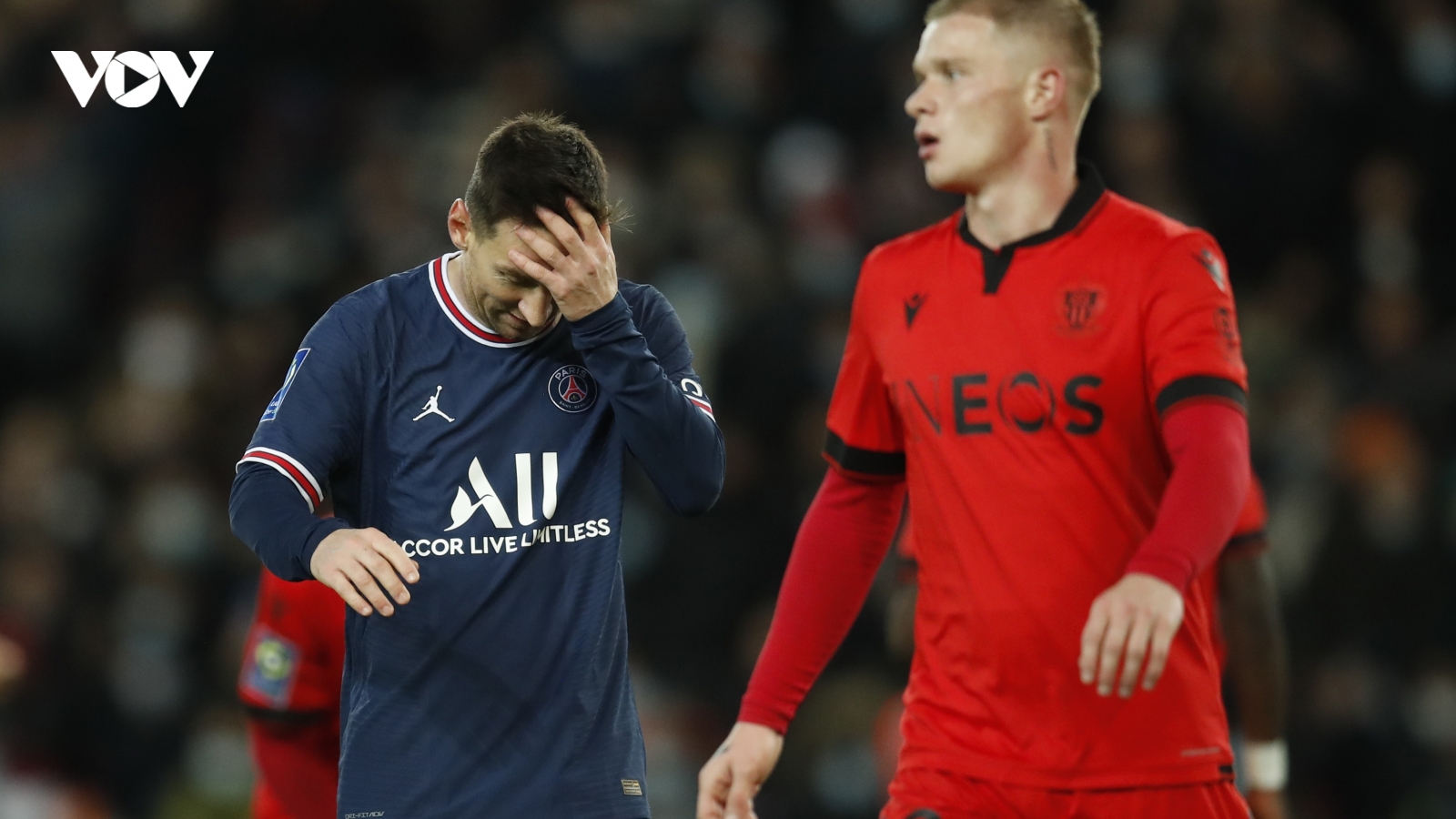 Messi "im tiếng", PSG hòa thất vọng Nice