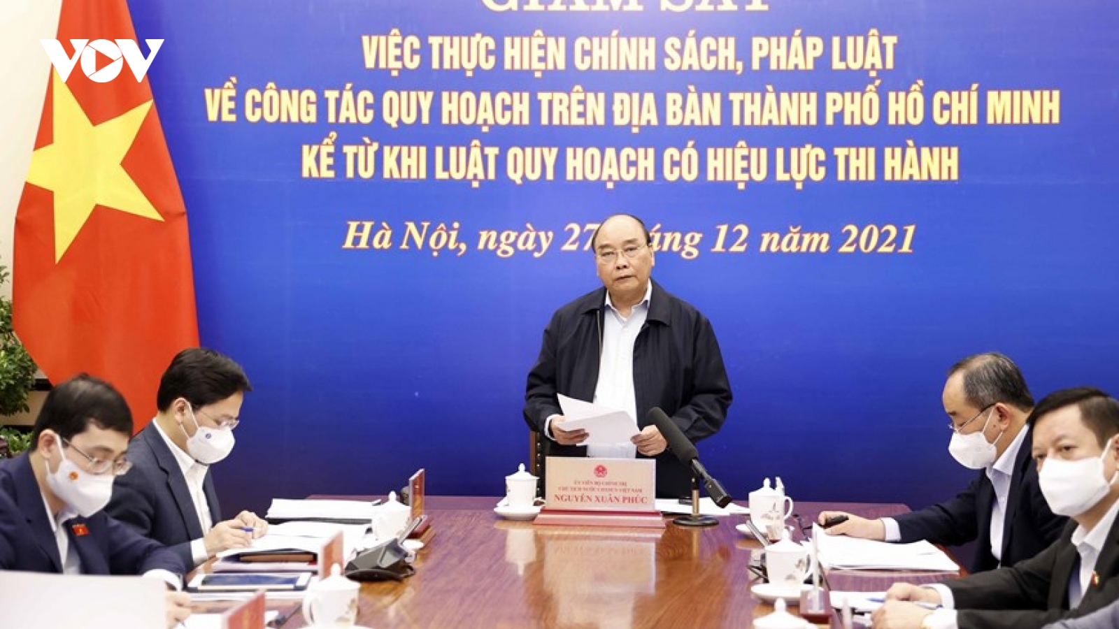 Chủ tịch nước Nguyễn Xuân Phúc họp về công tác quy hoạch trên địa bàn TP.HCM