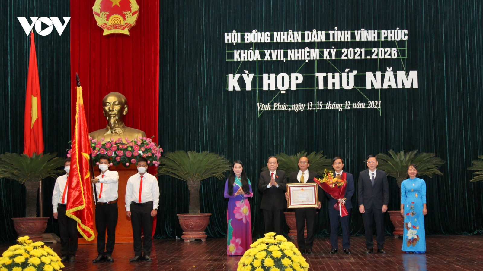 Phó Chủ tịch Thường trực Quốc hội Trần Thanh Mẫn dự Kỳ họp thứ 5, HĐND tỉnh Vĩnh Phúc