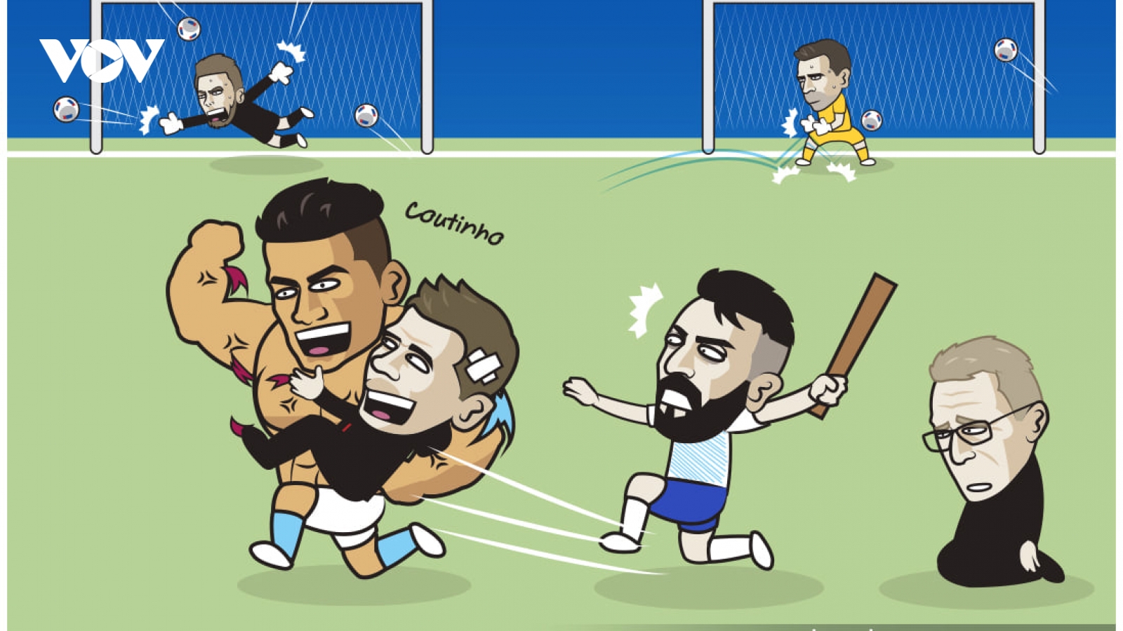 Biếm hoạ 24h: Coutinho "gieo sầu" cho MU trong ngày tái xuất Ngoại hạng Anh