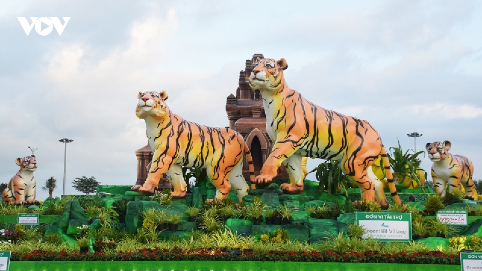 Bình Định trưng bày biểu tượng linh vật năm Nhâm Dần 2022