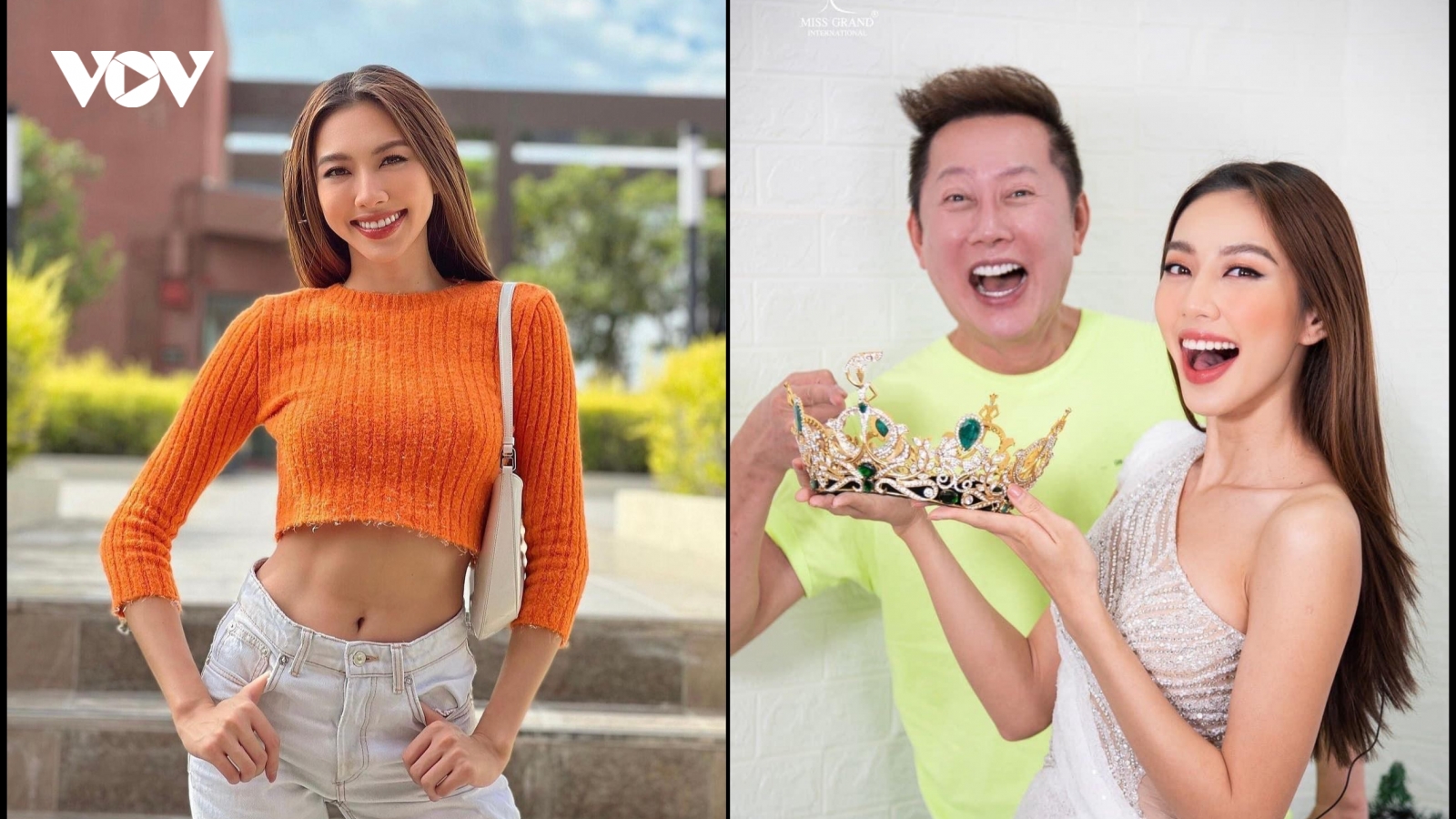 Chuyện showbiz: Thuỳ Tiên mặc crop-top khoe eo thon nóng bỏng sau 1 tháng đăng quang