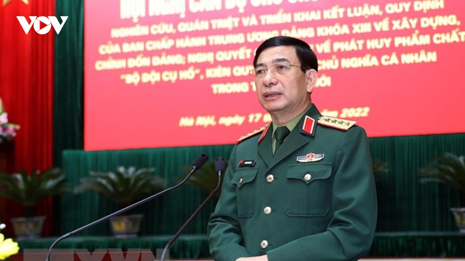 Quân ủy Trung ương tổ chức hội nghị cán bộ chủ chốt toàn quân