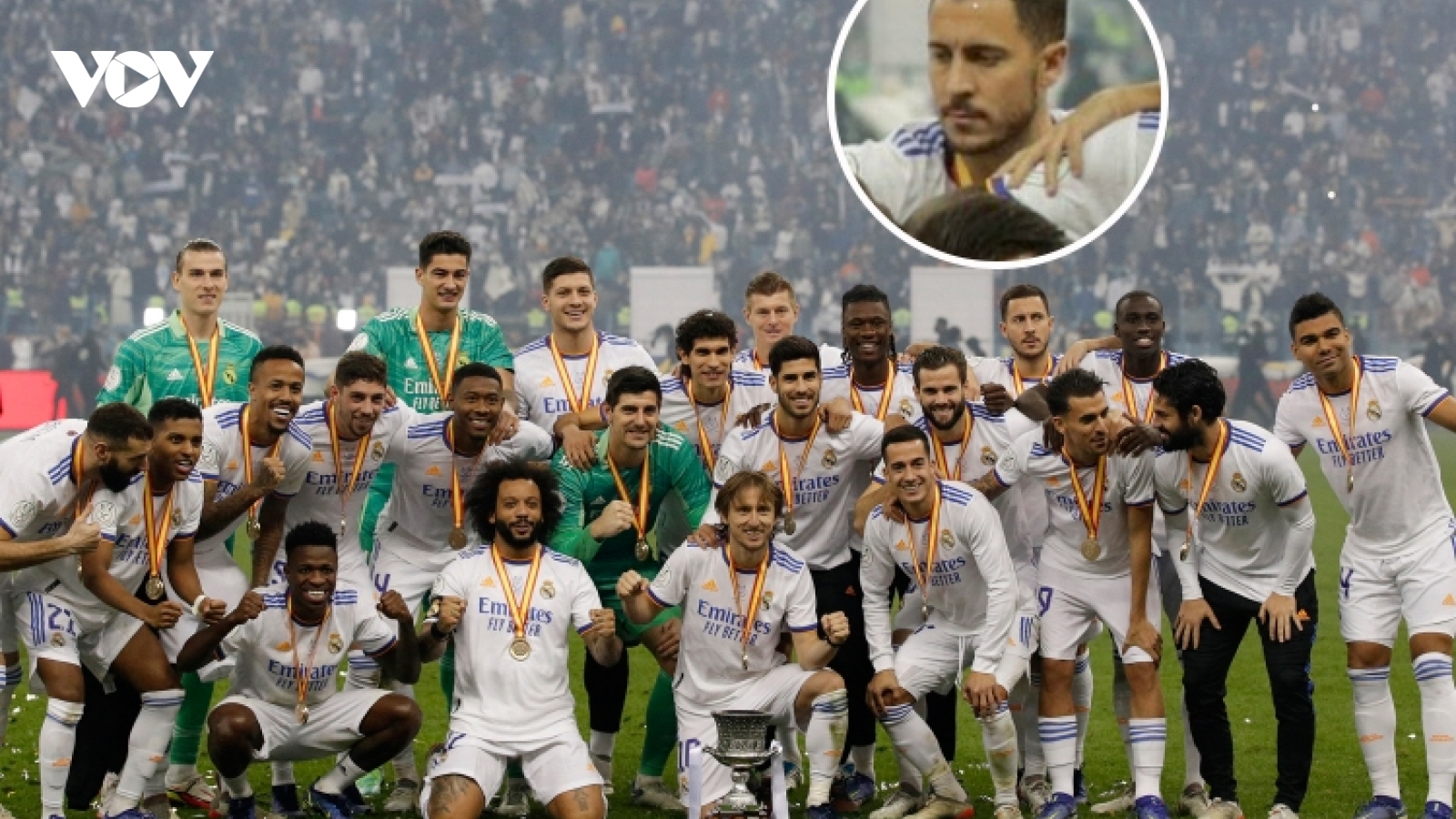 Real Madrid giành Siêu Cúp Tây Ban Nha, Hazard có hành động đặc biệt