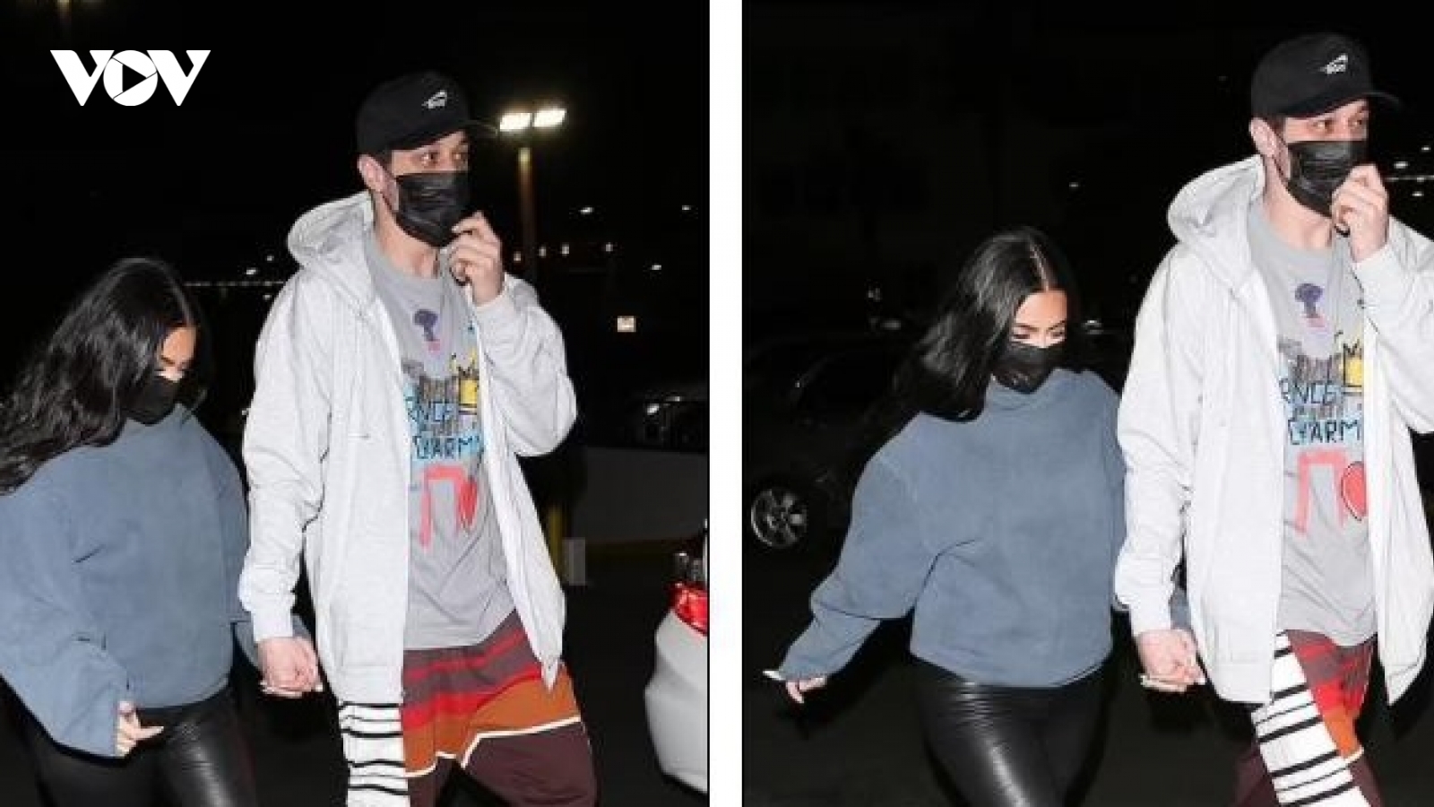 Kim Kardashian và tình trẻ kém 13 tuổi tay trong tay ngọt ngào