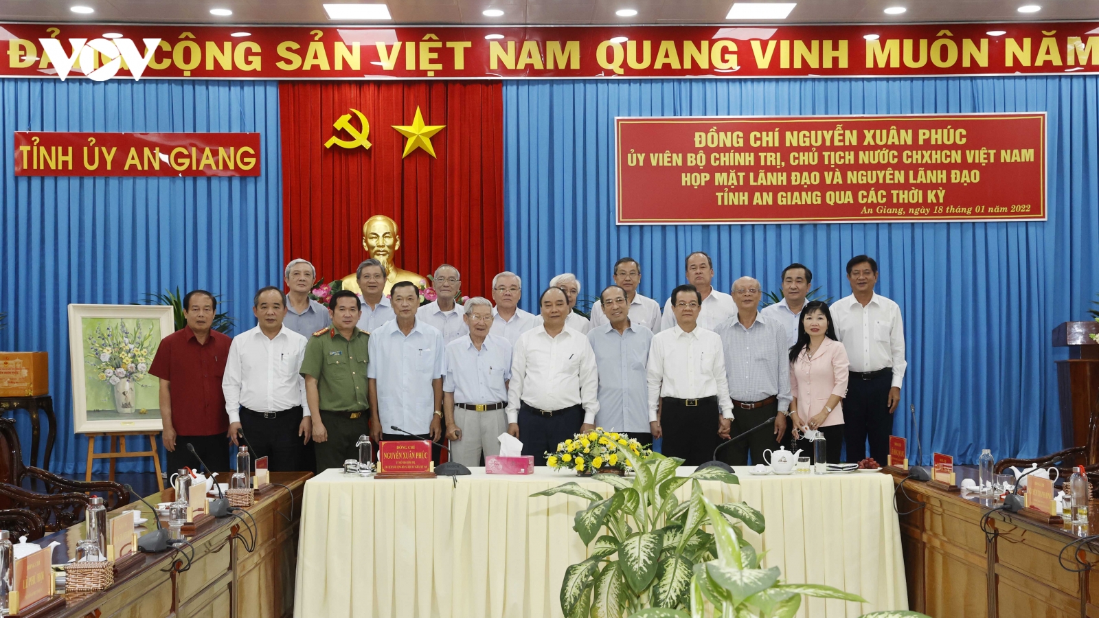 Chủ tịch nước gặp gỡ, chúc Tết các đồng chí nguyên lãnh đạo tỉnh An Giang