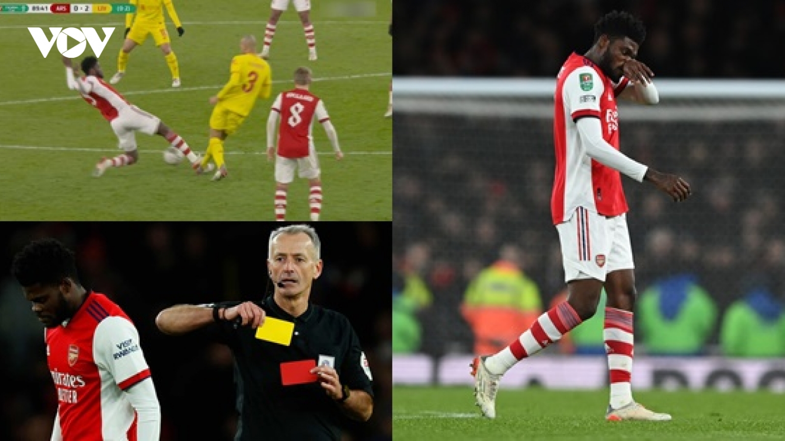 Thomas Partey từ Cameroon bay gấp về Anh thi đấu và nhận thẻ đỏ sau 15 phút