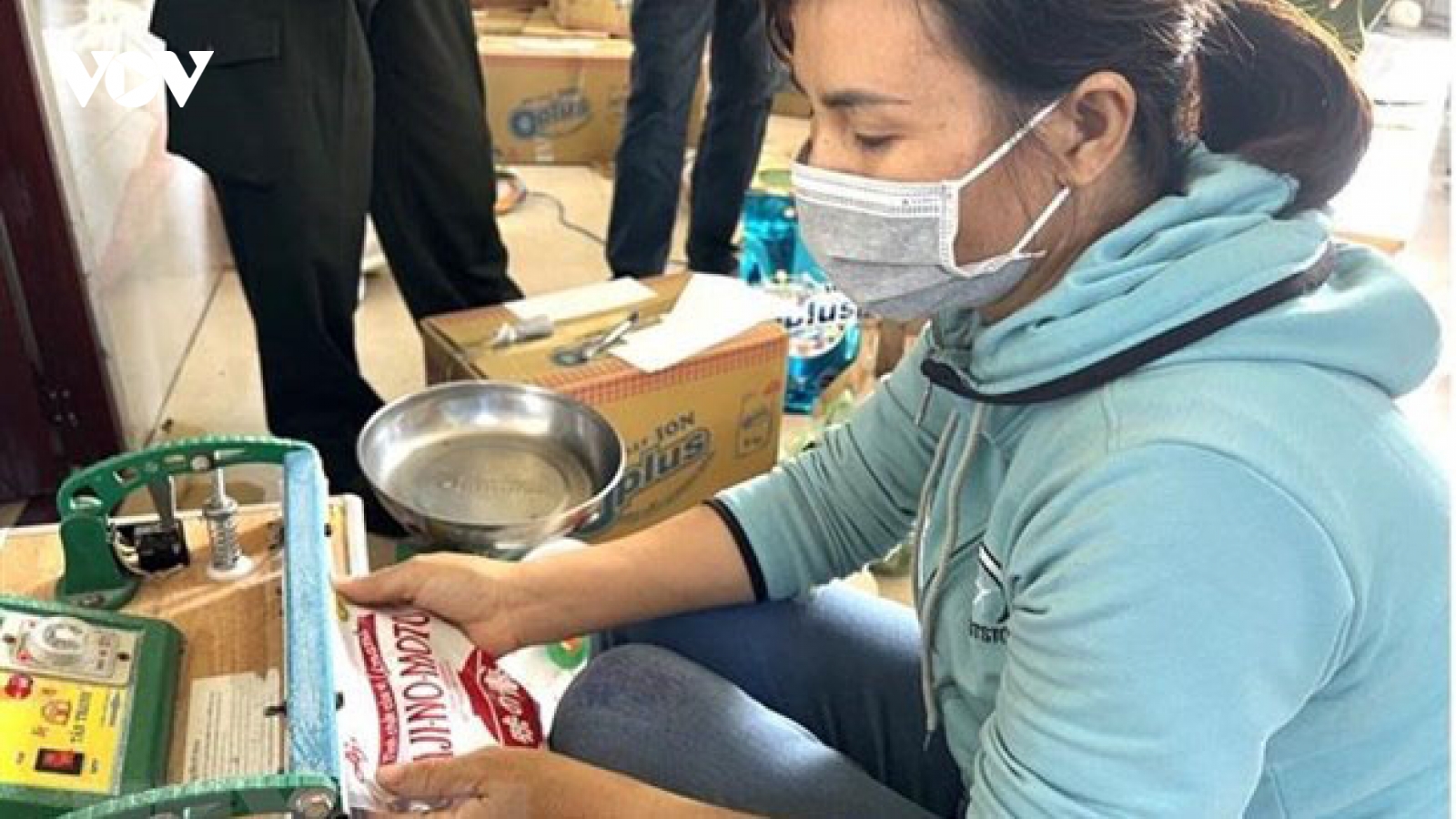 Triệt phá đường dây làm giả bột ngọt Ajinomoto và hạt nêm hiệu Knorr