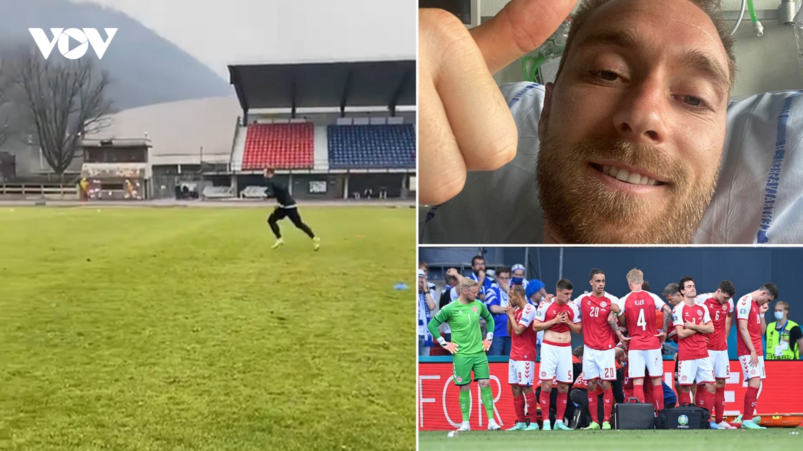 Christian Eriksen tạo clip triệu view khi trổ tài đá phạt “thần sầu”