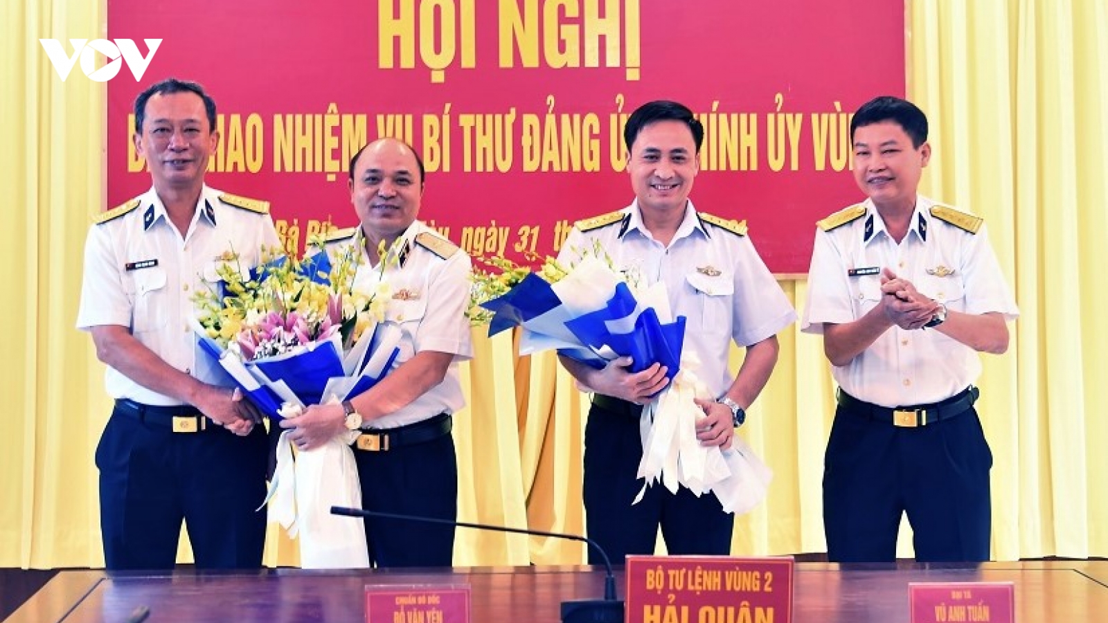 Bổ nhiệm Đại tá Vũ Anh Tuấn làm Chính ủy Vùng 2 Hải quân