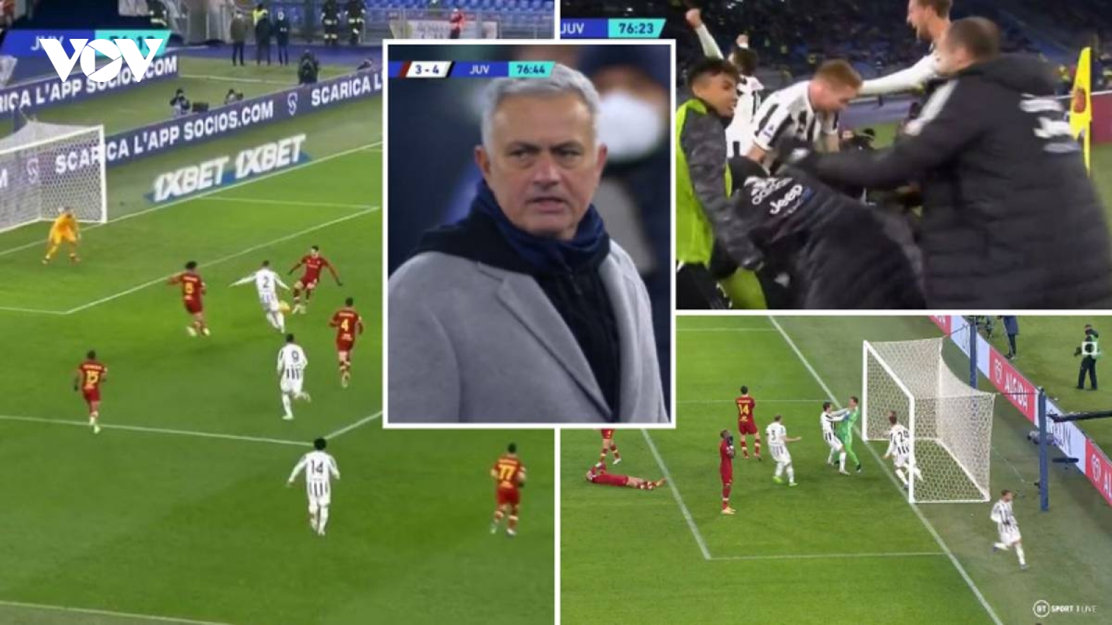 Thua đau Juventus, Mourinho chê cầu thủ AS Roma "yếu đuối"