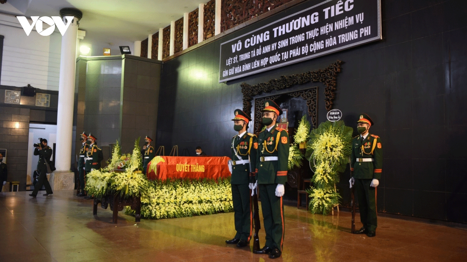 Memorial service held for UN peacekeeping officer who dies on duty