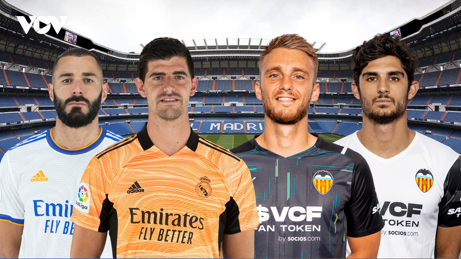 Dự đoán tỷ số, đội hình xuất phát trận Real Madrid - Valencia