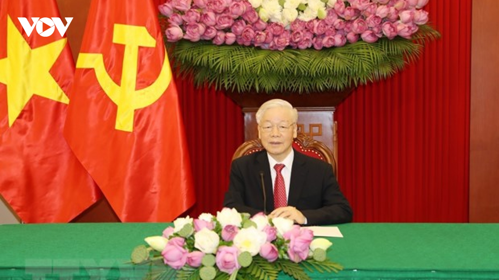 Tổng Bí thư hai nước Việt Nam, Trung Quốc trao đổi Thư chúc mừng năm mới