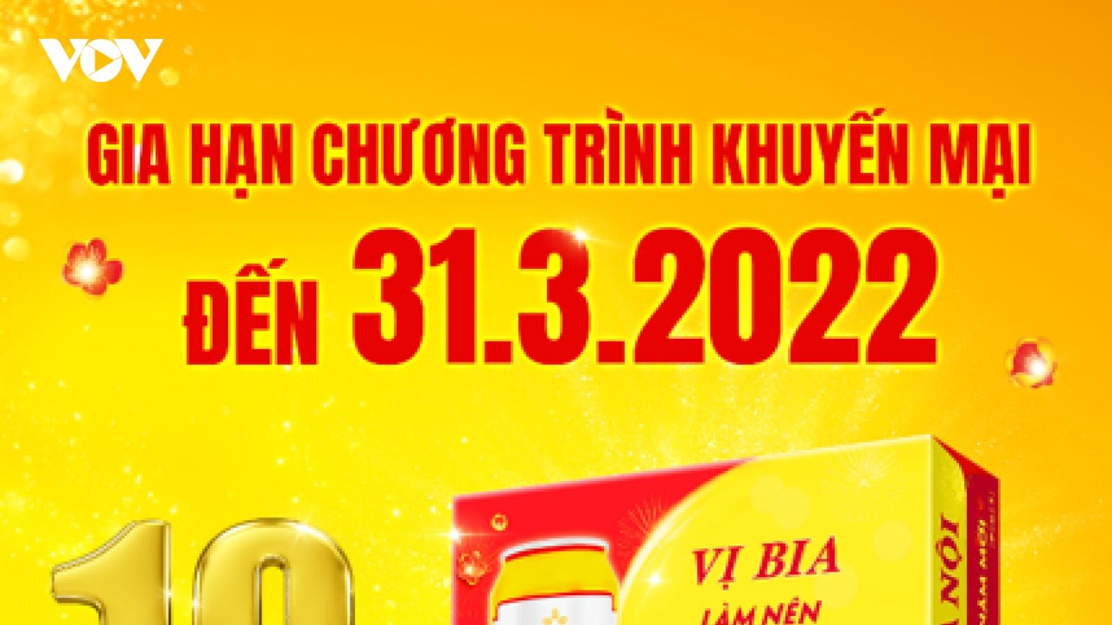 Bia Hà Nội gia hạn thời gian 2 chương trình khuyến mại Tết