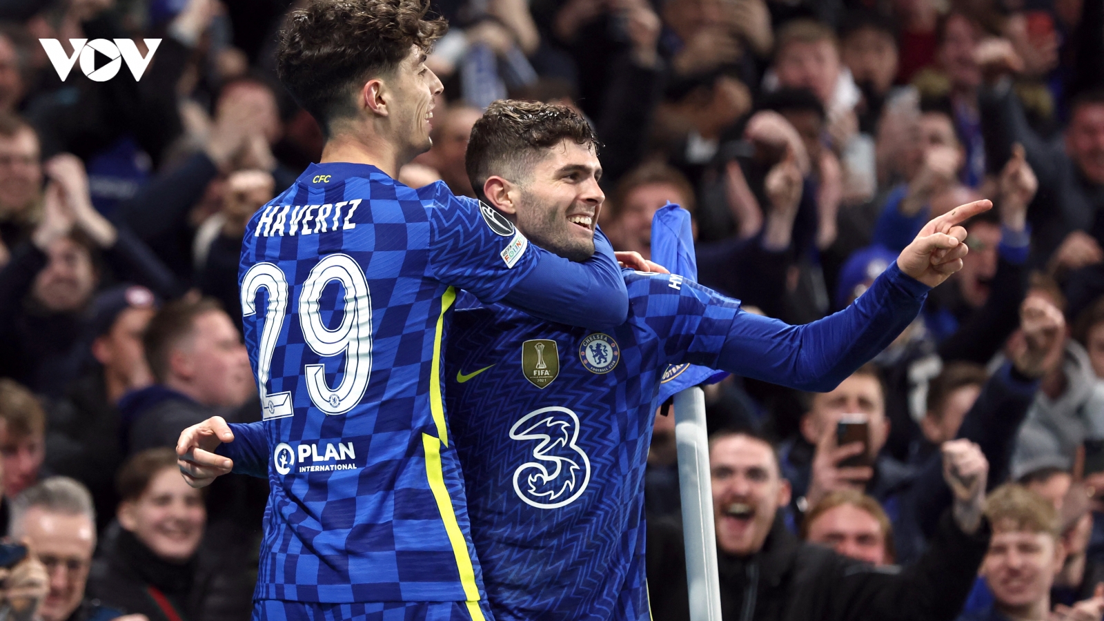 Havertz và Pulisic lập công, Chelsea thắng nhàn Lille