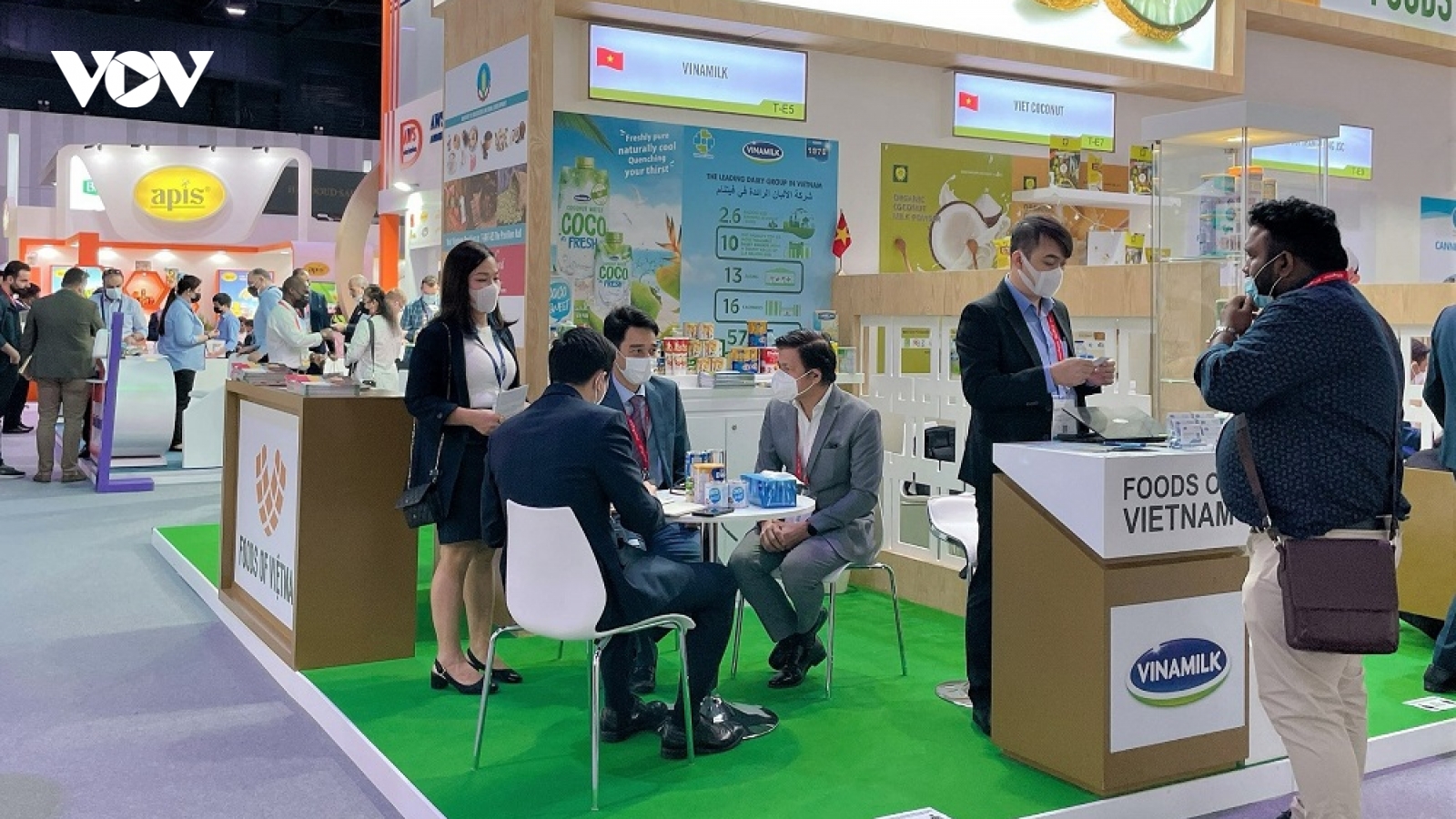Vinamilk mang nhiều sản phẩm nổi bật đến các hội chợ quốc tế trong tháng đầu năm 2022