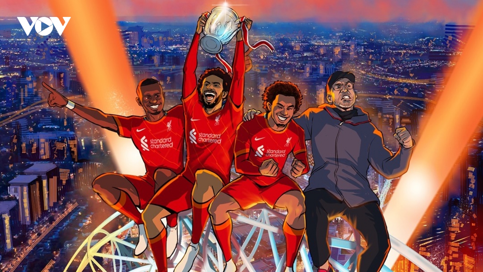 Biếm họa 24h: Liverpool "nhuộm đỏ" thành London