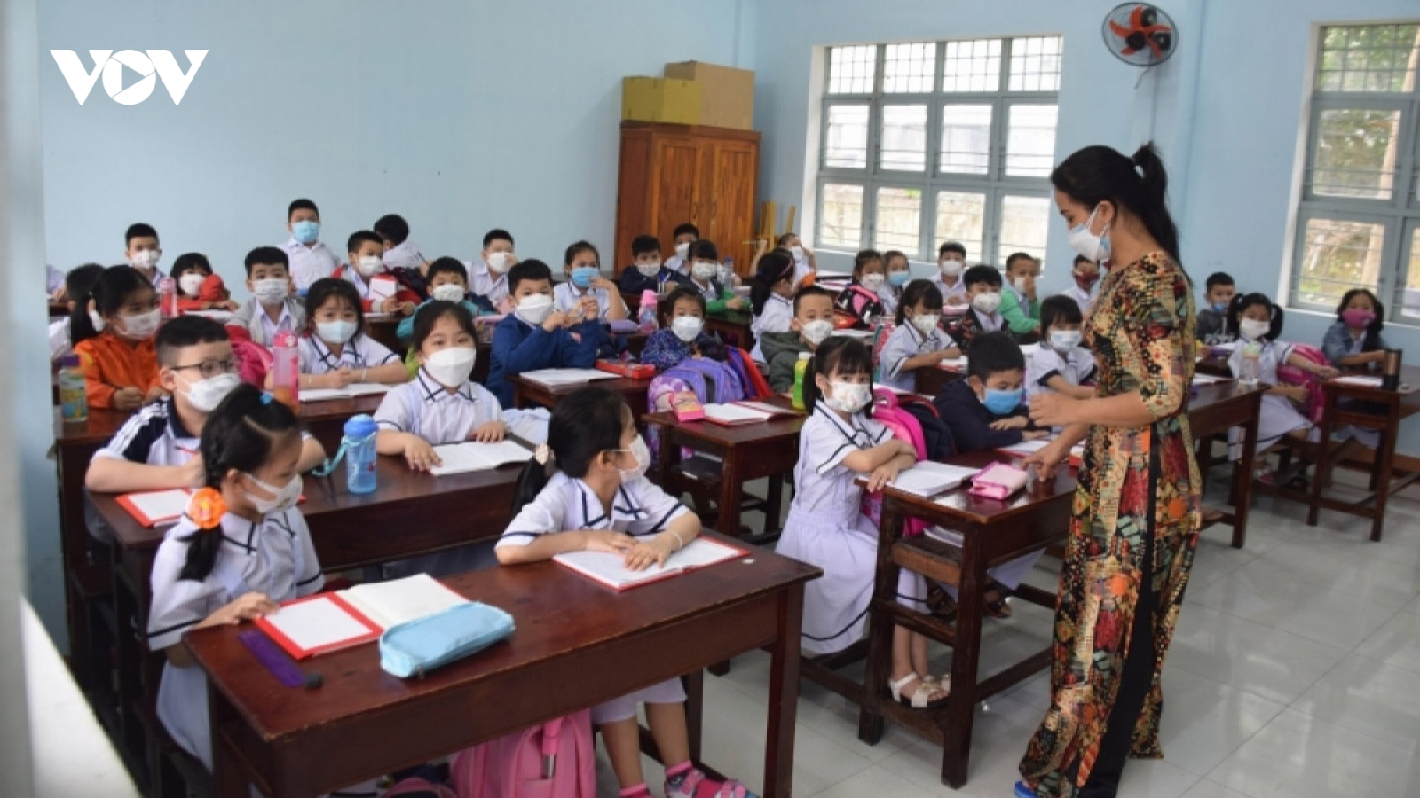 Học sinh từ lớp 1 - 6 ở An Giang đi học trực tiếp từ ngày 21/2