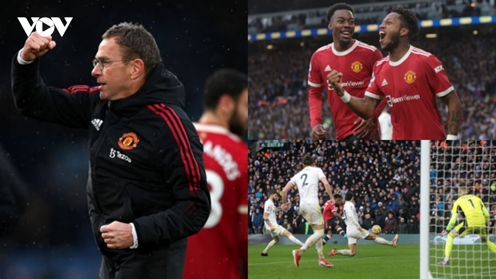 Pha thay người đỉnh cao của Ralf Rangnick giúp MU đả bại Leeds