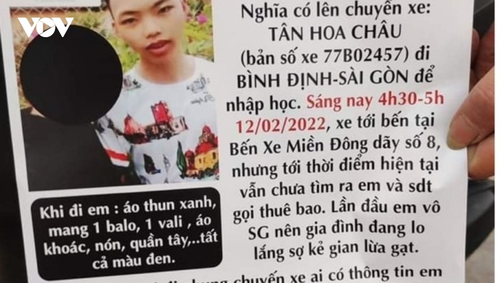 Thi thể trôi trên sông Sài Gòn giống nam sinh mất tích khi tới TP.HCM nhập học