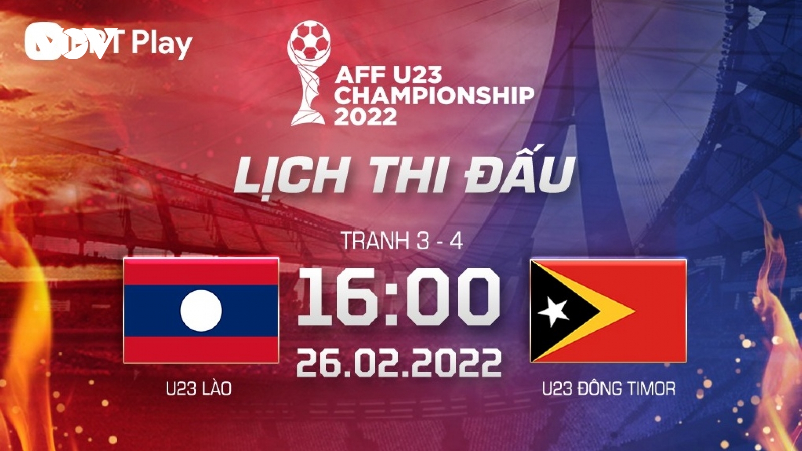 U23 Đông Nam Á 2022: Trận tranh hạng Ba bị hủy