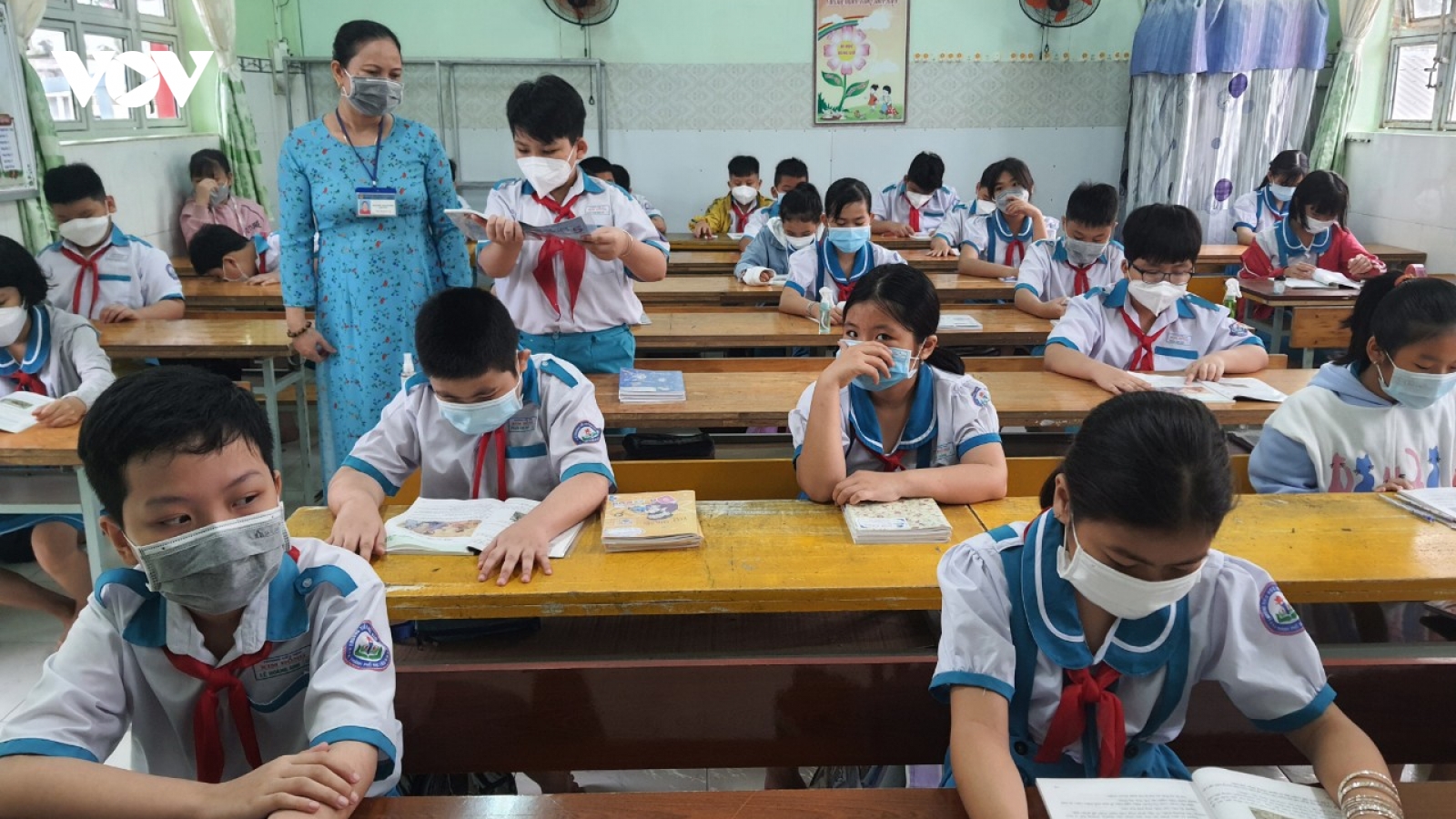 Trẻ 5 tuổi ở Bạc Liêu đến trường học trực tiếp