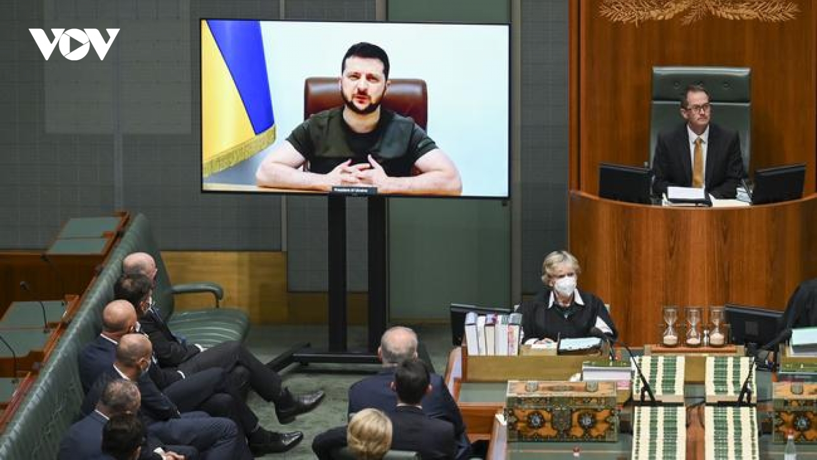 Tổng thống Ukraine phát biểu trước Quốc hội Australia