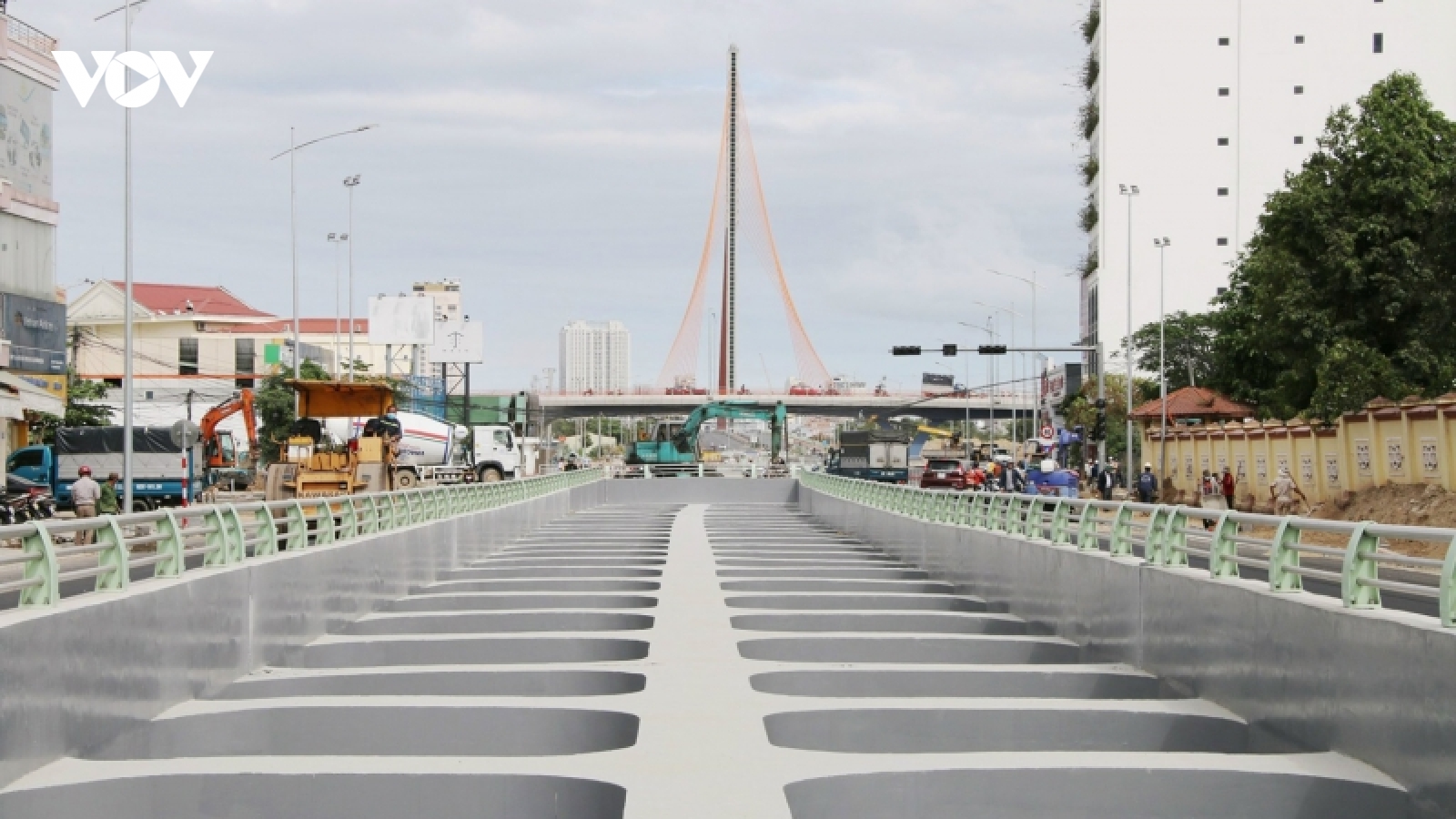 Khánh thành nút giao thông 3 tầng phía Tây cầu Trần Thị Lý (Đà Nẵng)