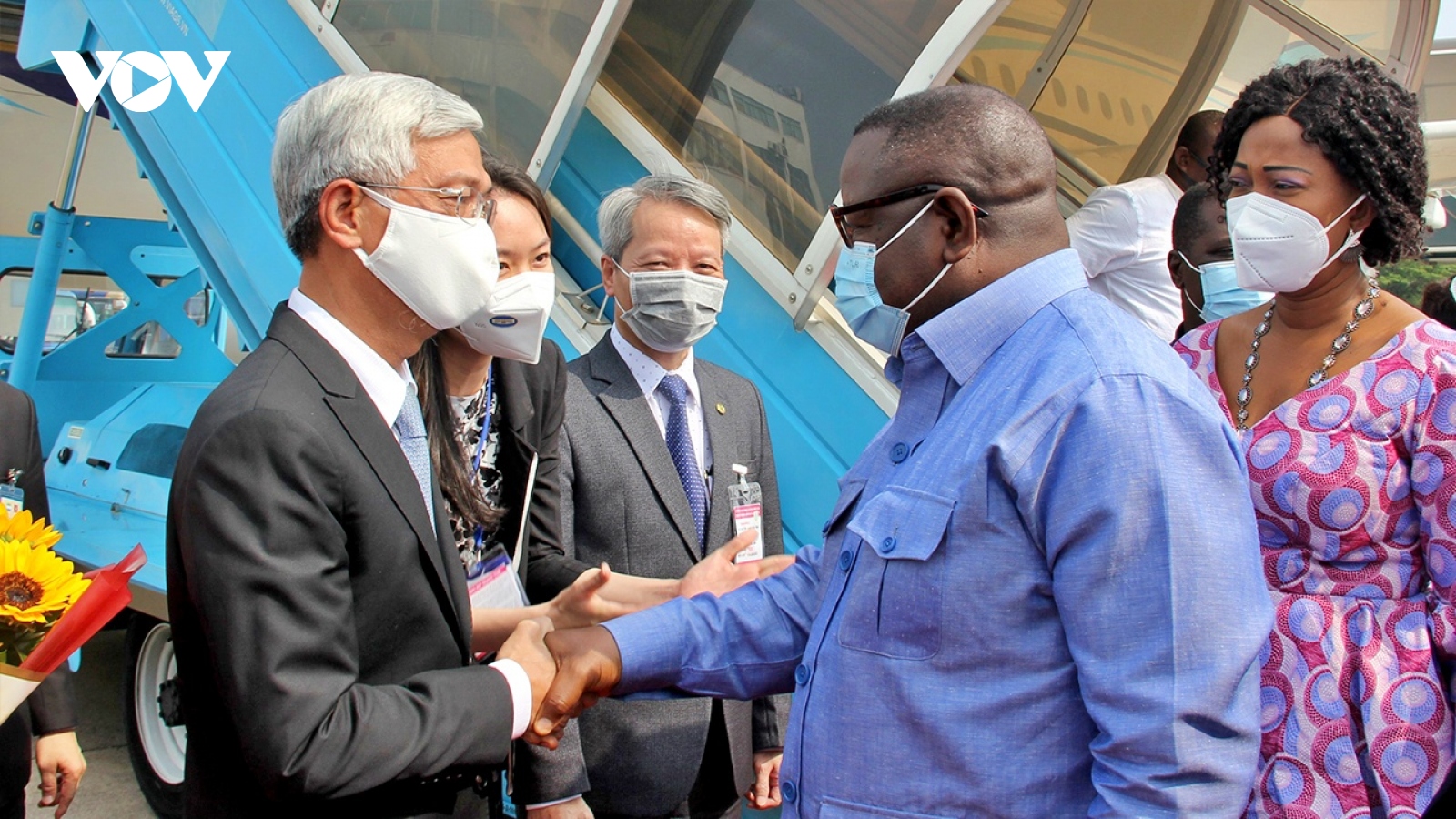 Tổng thống Sierra Leone - Julius Maada Bio đến TP.HCM