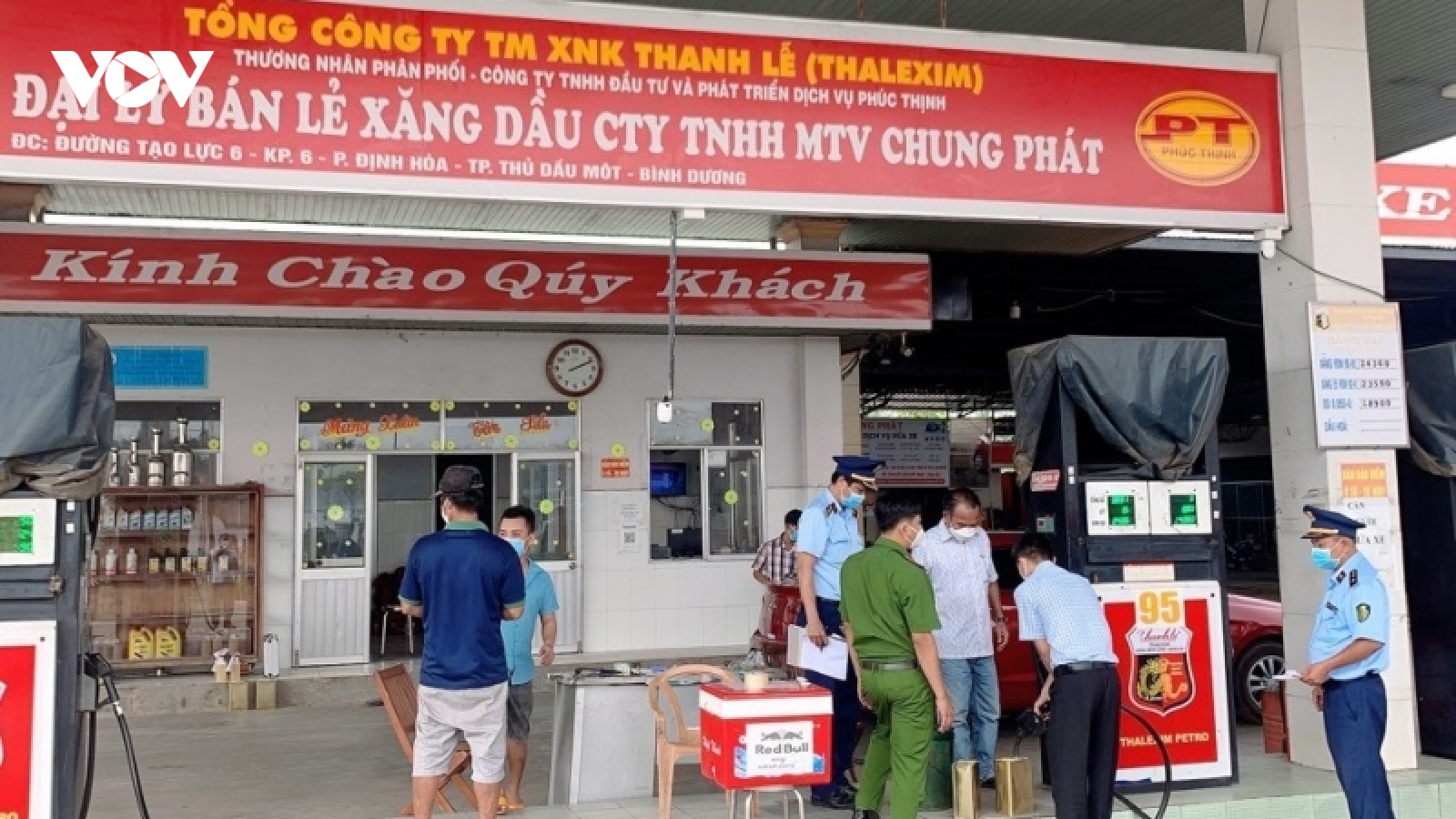 2 cây xăng ở Bình Dương bị xử phạt hơn 400 triệu đồng