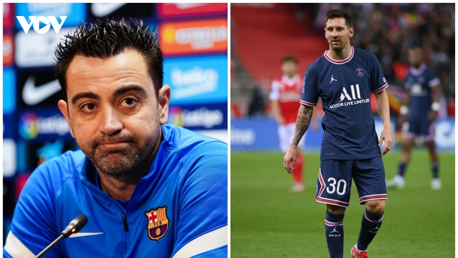 HLV Xavi mời gọi Lionel Messi trở lại Barca