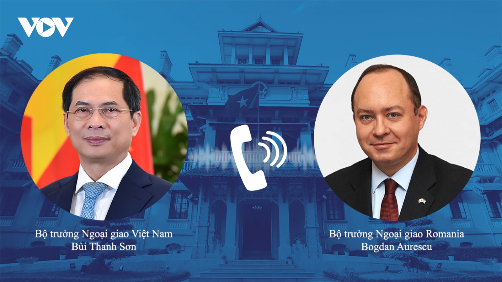 Bộ trưởng Ngoại giao Bùi Thanh Sơn cảm ơn Rumani đã hỗ trợ người Việt sơ tán từ Ukraine