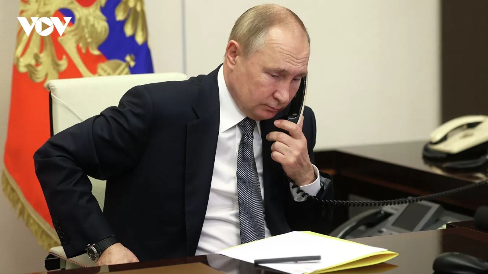 Tổng thống Nga điện đàm với lãnh đạo Pháp và Đức, đề nghị gây sức ép lên Ukraine