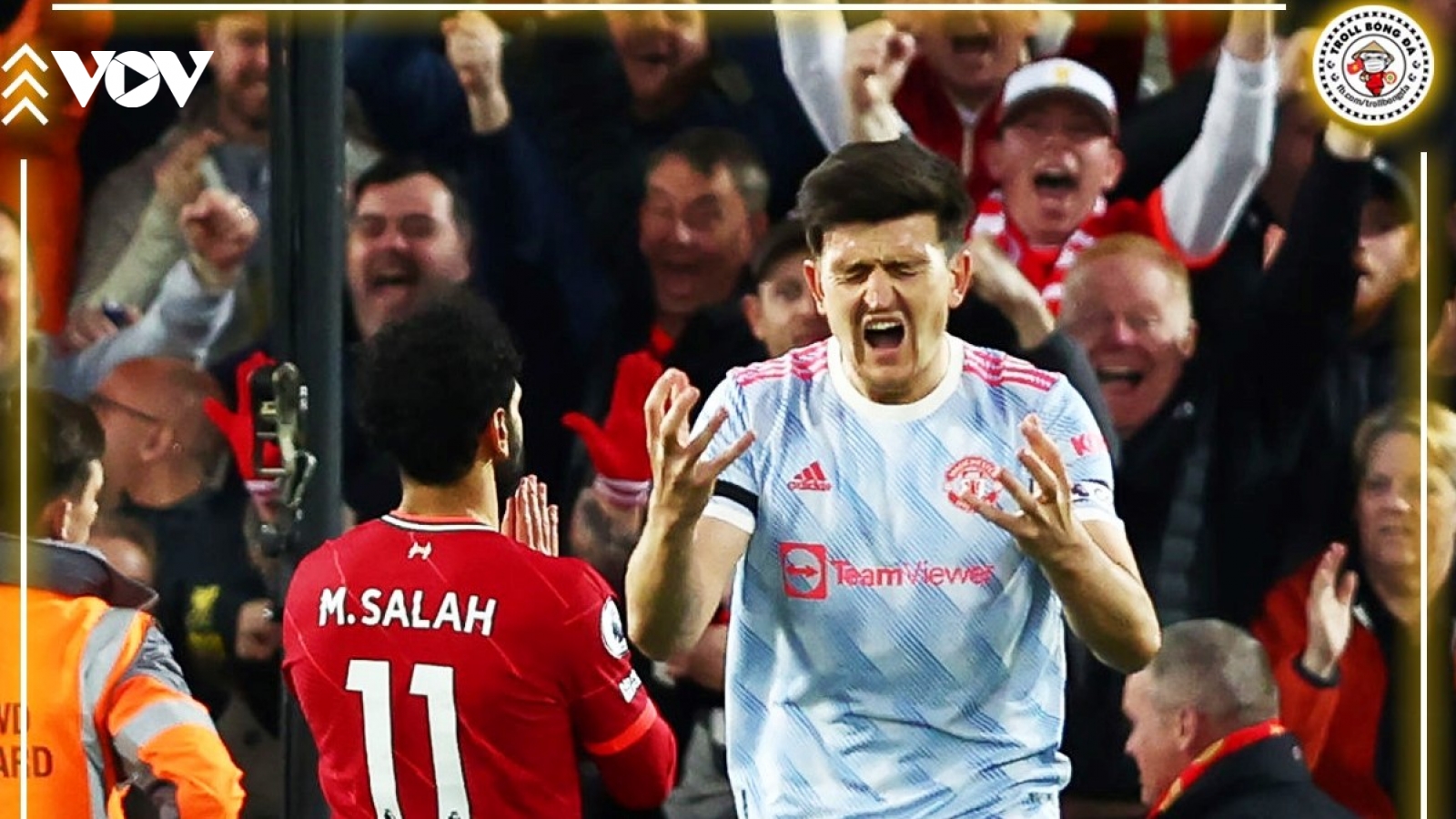Biếm họa 24h: Salah "cảm ơn" Maguire