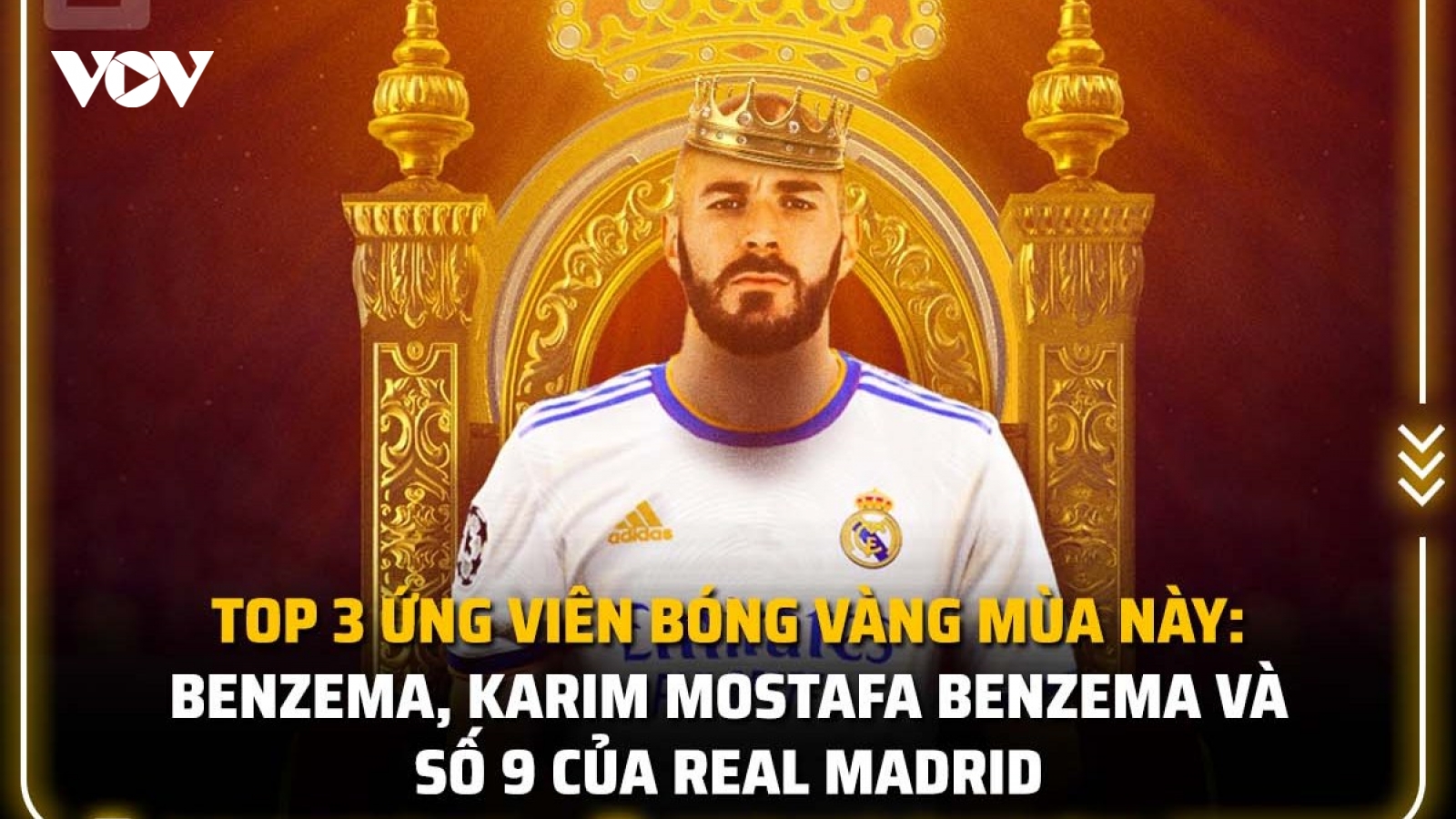 Biếm họa 24h: Benzema là ứng viên hàng đầu cho Quả bóng Vàng 2022